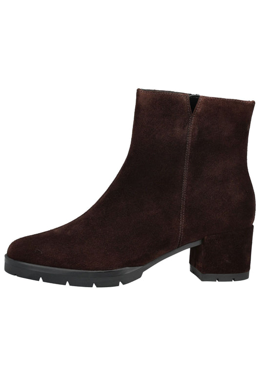 Högl Stiefelette Veloursleder Dunkelbraun