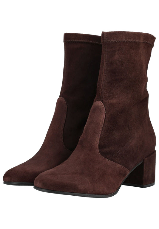 Högl Stiefelette Veloursleder Dunkelbraun