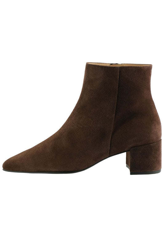 Högl Stiefelette Veloursleder Dunkelbraun