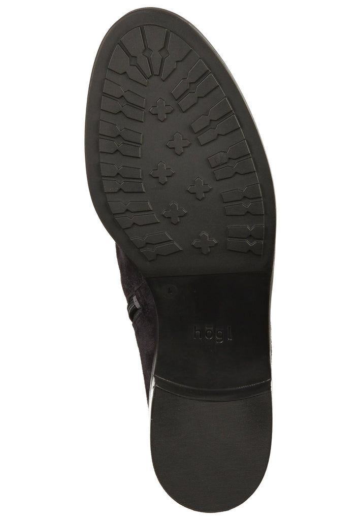Högl Stiefelette Veloursleder Dunkelgrau