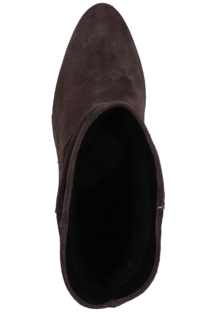 Högl Stiefelette Veloursleder Grau