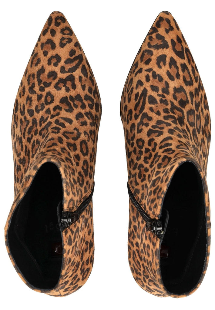 Högl Stiefelette Veloursleder Leopard