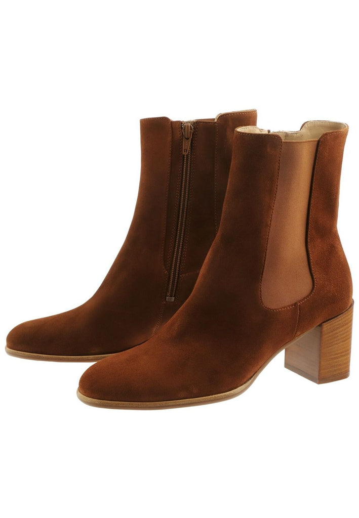 Högl Stiefelette Veloursleder Nut