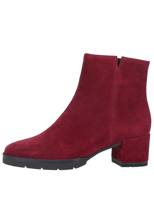 Högl Stiefelette Veloursleder Rot