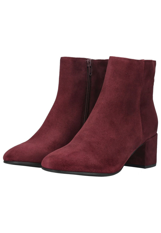 Högl Stiefelette Veloursleder Rot