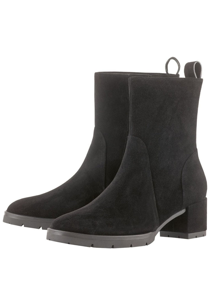 Högl Stiefelette Veloursleder Schwarz