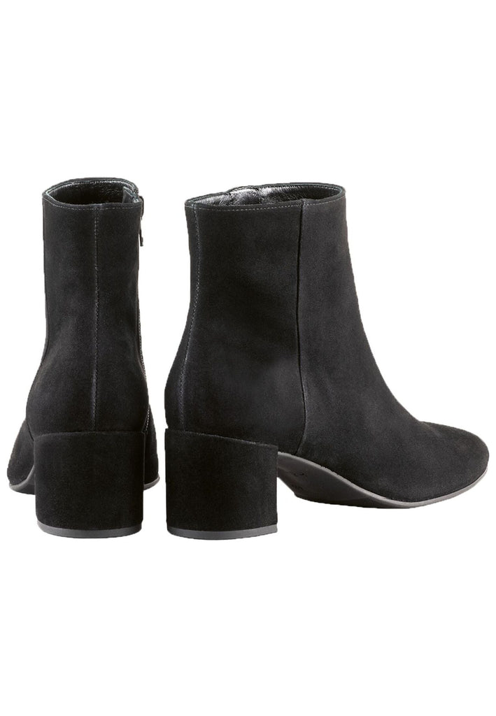 Högl Stiefelette Veloursleder Schwarz