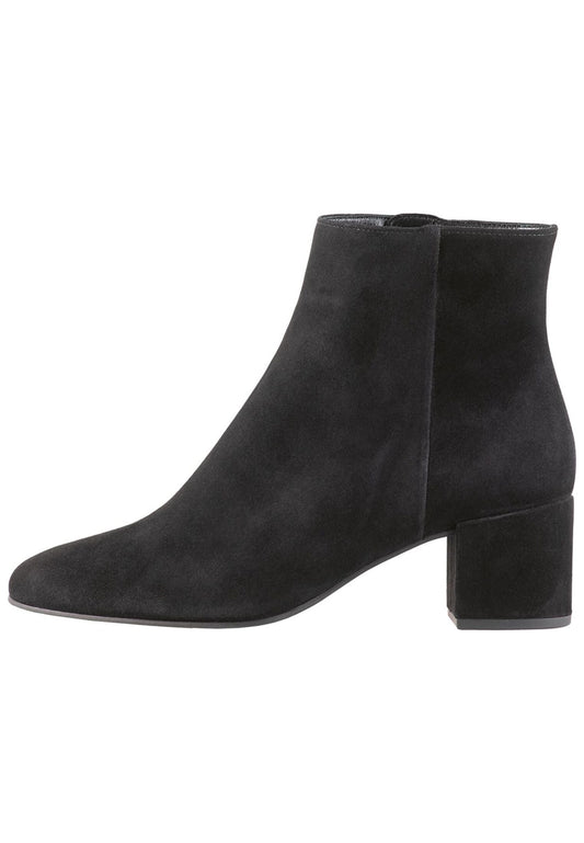 Högl Stiefelette Veloursleder Schwarz
