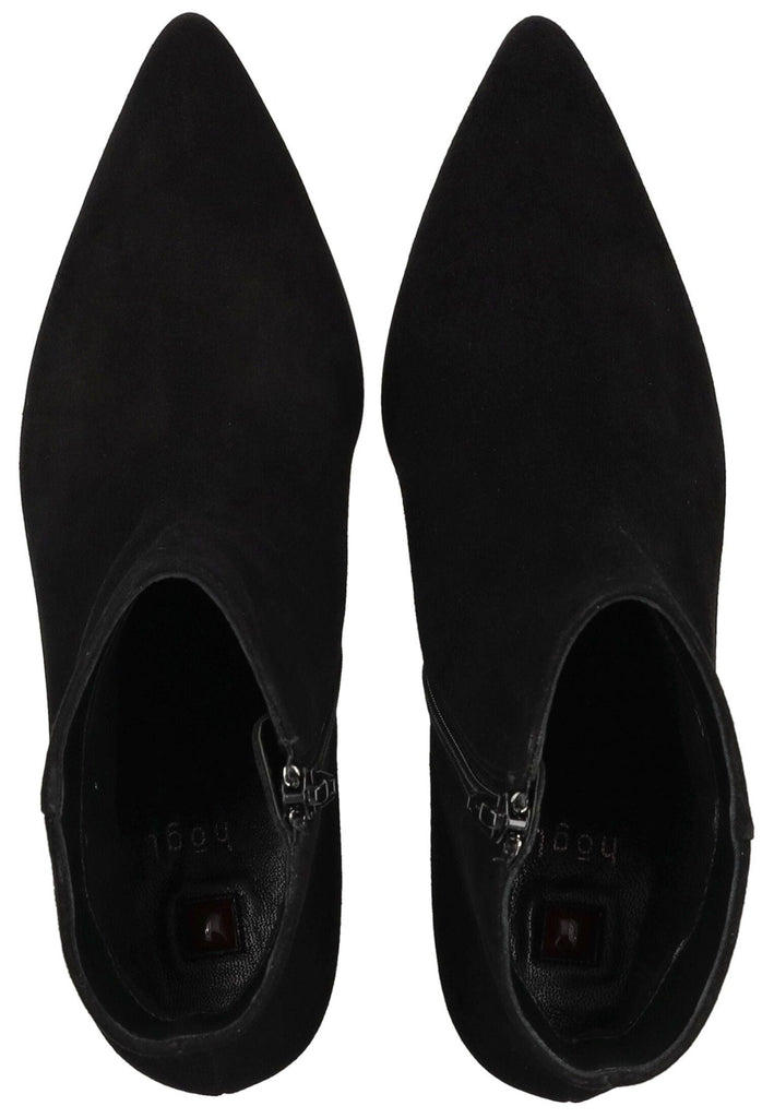 Högl Stiefelette Veloursleder Schwarz