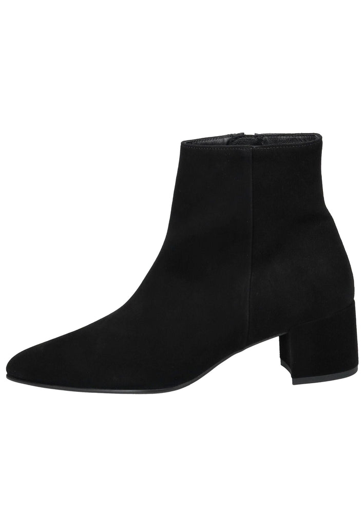 Högl Stiefelette Veloursleder Schwarz