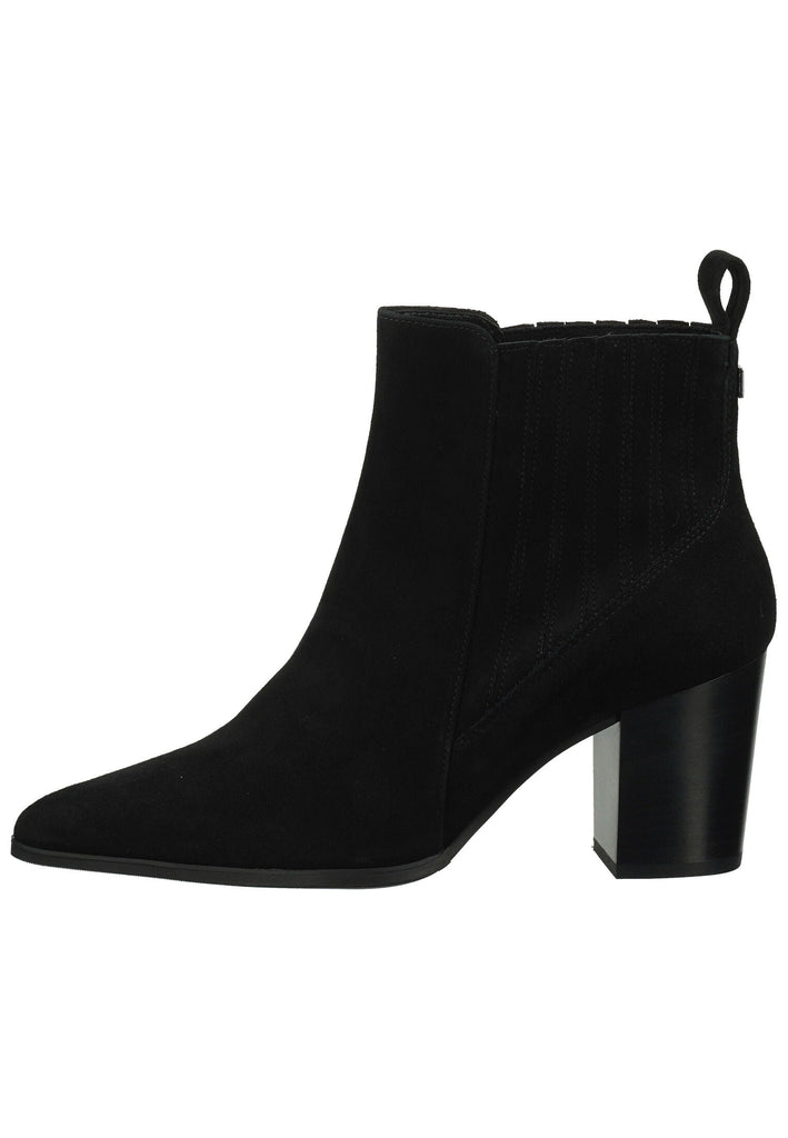 Högl Stiefelette Veloursleder Schwarz