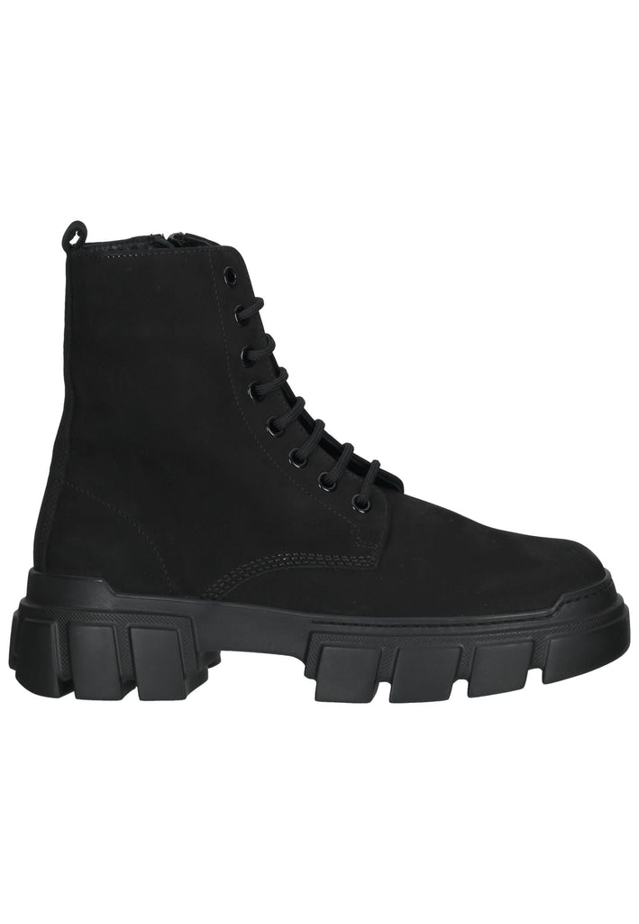 Högl Stiefelette Veloursleder Schwarz