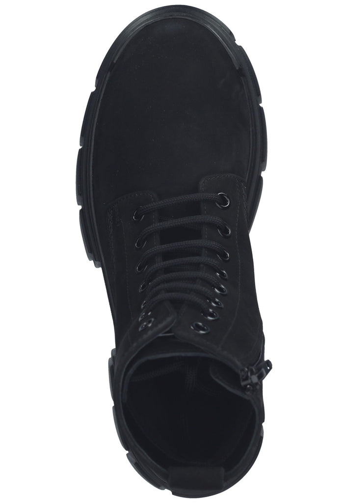 Högl Stiefelette Veloursleder Schwarz