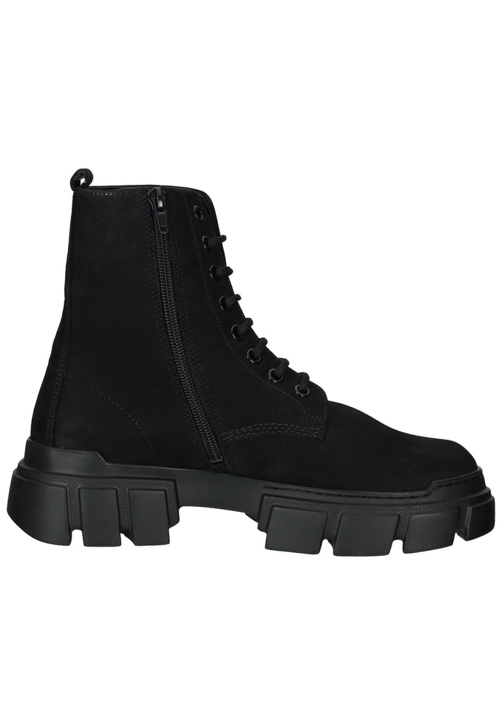 Högl Stiefelette Veloursleder Schwarz