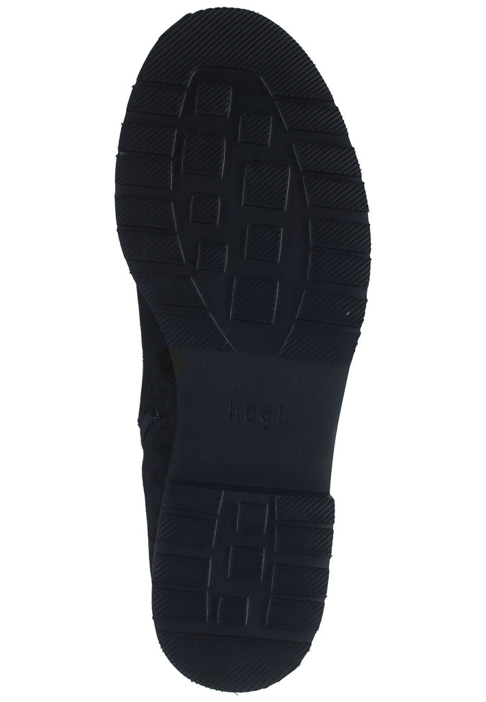 Högl Stiefelette Veloursleder Schwarz