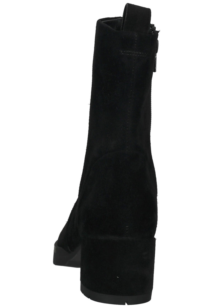 Högl Stiefelette Veloursleder Schwarz