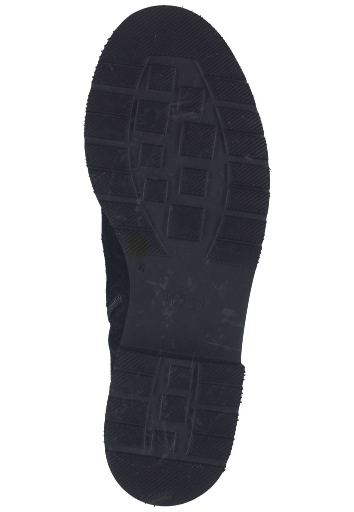 Högl Stiefelette Veloursleder Schwarz