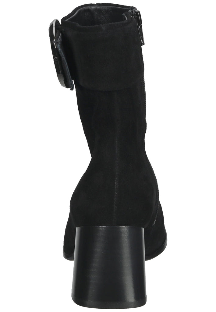 Högl Stiefelette Veloursleder Schwarz