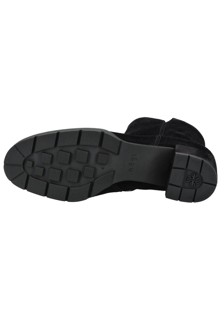 Högl Stiefelette Veloursleder Schwarz
