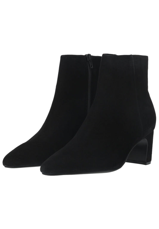 Högl Stiefelette Veloursleder Schwarz