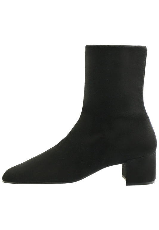 Högl Stiefelette Veloursleder Schwarz
