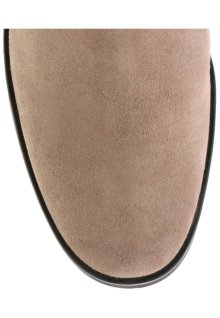 Högl Stiefelette Veloursleder Taupe