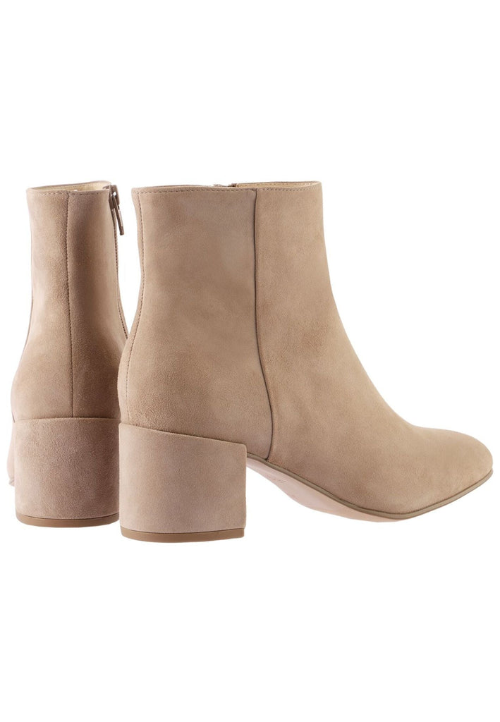Högl Stiefelette Veloursleder Taupe