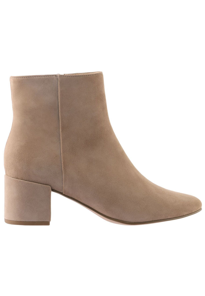 Högl Stiefelette Veloursleder Taupe
