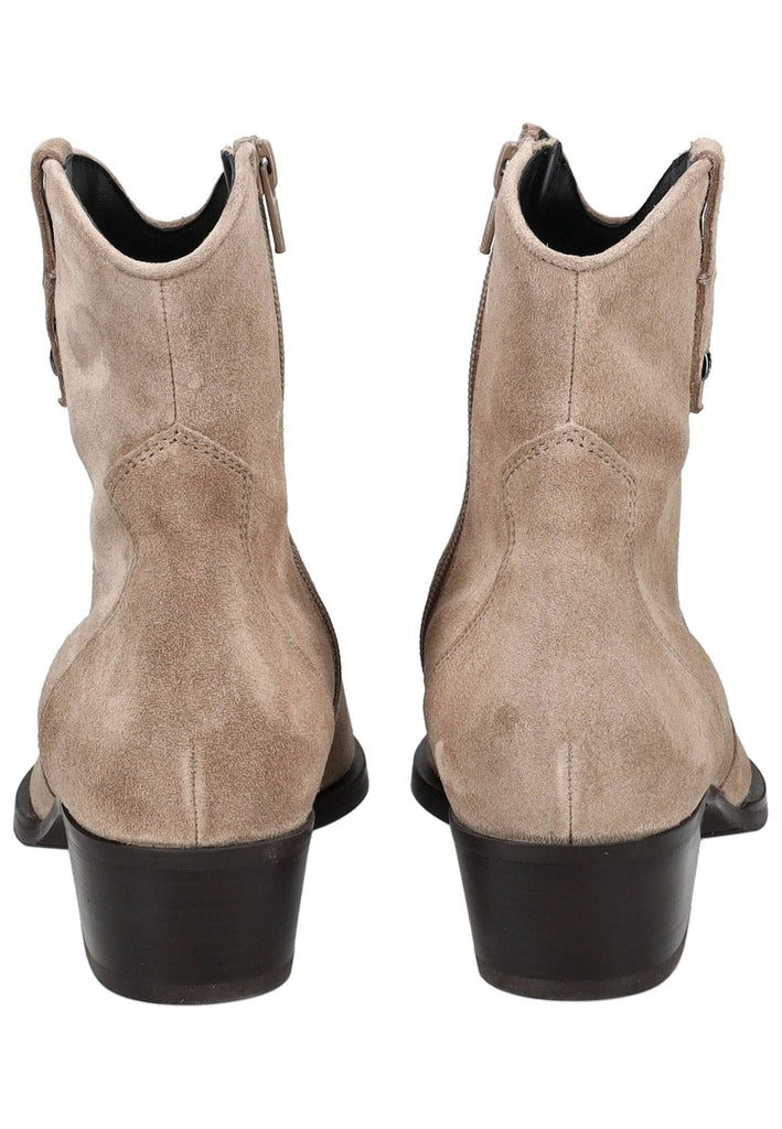 Högl Stiefelette Veloursleder Taupe