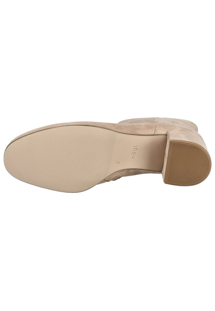 Högl Stiefelette Veloursleder Taupe