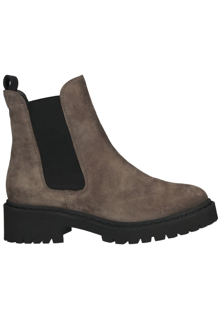 Högl Stiefelette Veloursleder Taupe