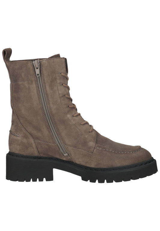 Högl Stiefelette Veloursleder Taupe