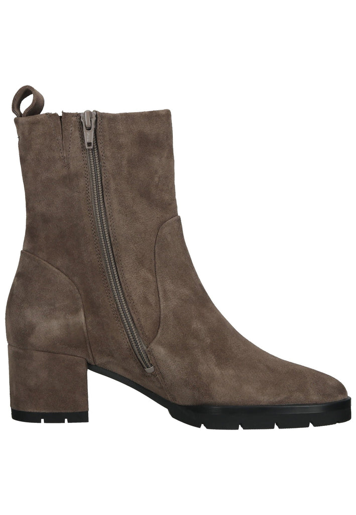 Högl Stiefelette Veloursleder Taupe