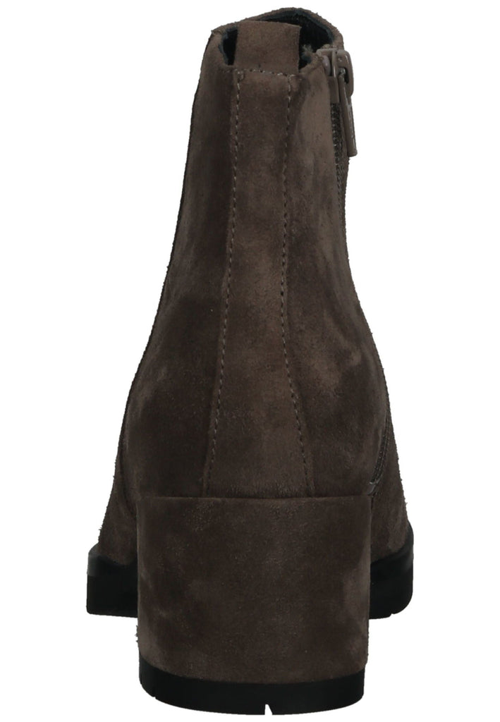 Högl Stiefelette Veloursleder Taupe