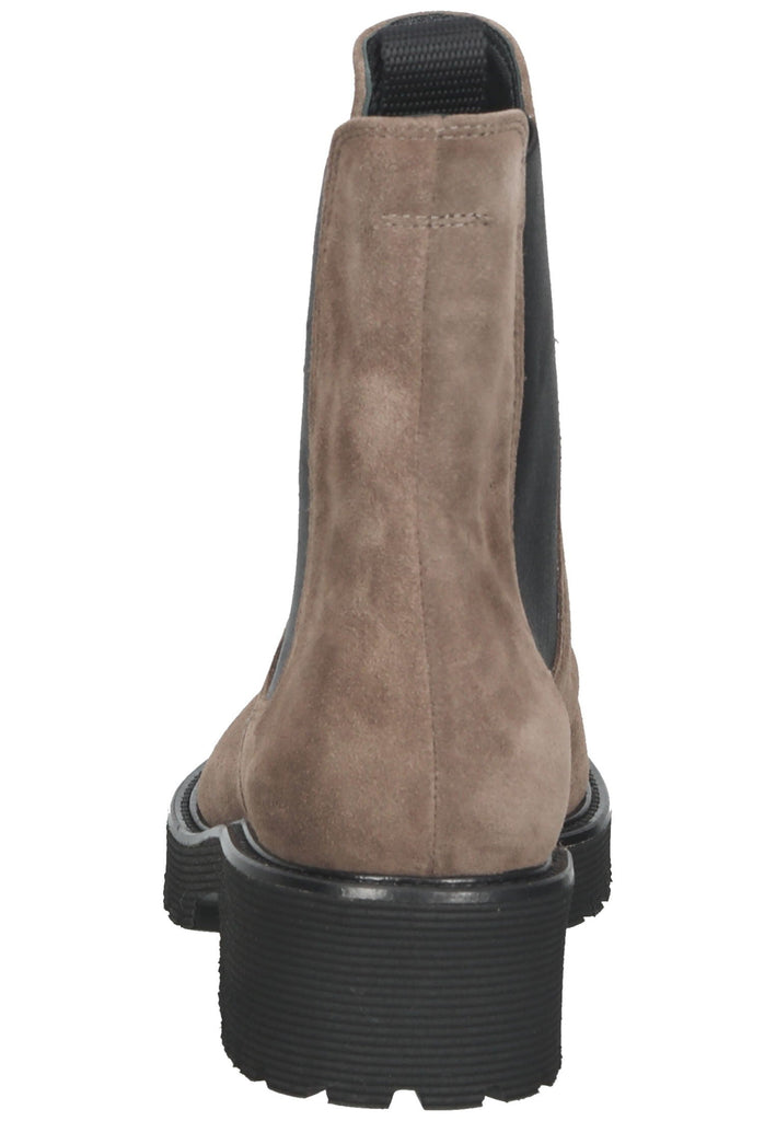 Högl Stiefelette Veloursleder Taupe
