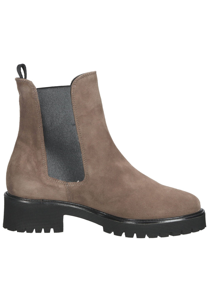 Högl Stiefelette Veloursleder Taupe