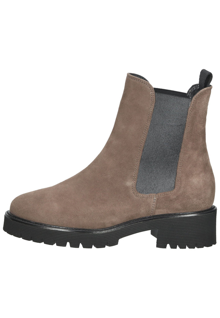 Högl Stiefelette Veloursleder Taupe