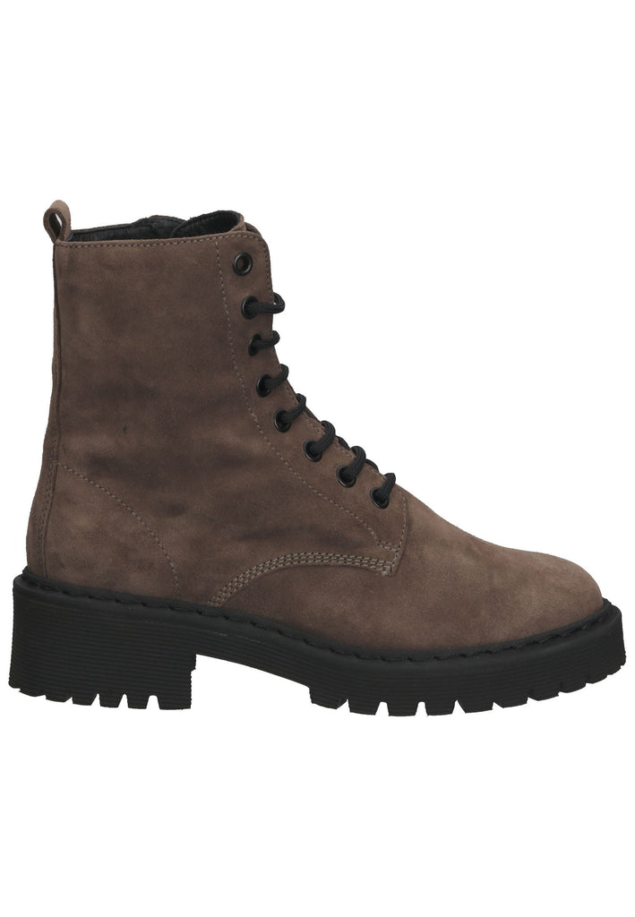 Högl Stiefelette Veloursleder Taupe