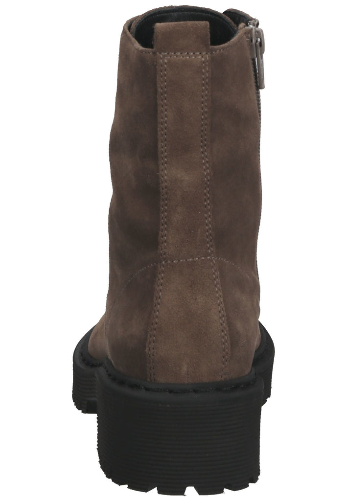 Högl Stiefelette Veloursleder Taupe