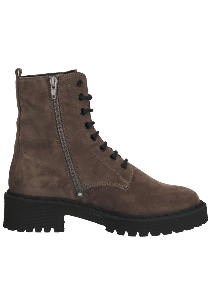 Högl Stiefelette Veloursleder Taupe