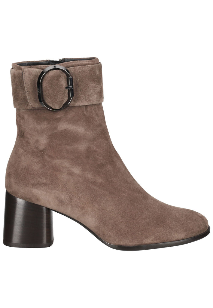 Högl Stiefelette Veloursleder Taupe