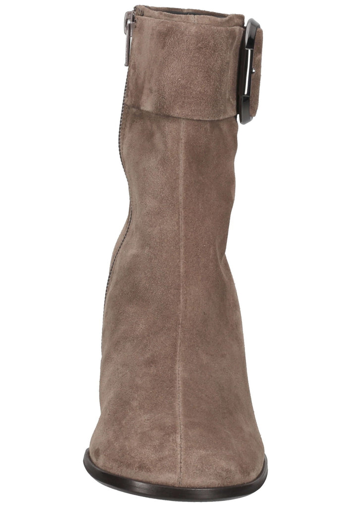 Högl Stiefelette Veloursleder Taupe