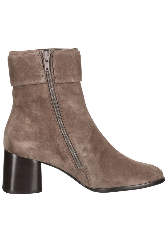 Högl Stiefelette Veloursleder Taupe