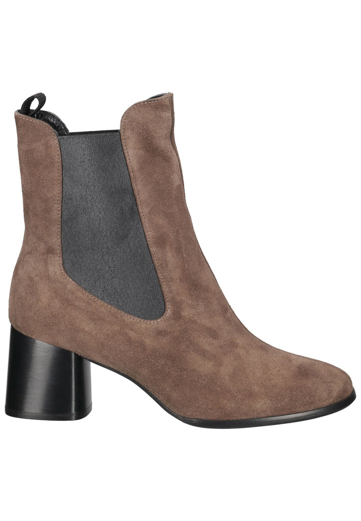 Högl Stiefelette Veloursleder Taupe