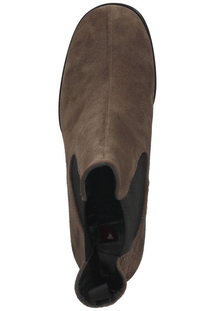 Högl Stiefelette Veloursleder Taupe