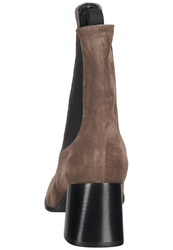 Högl Stiefelette Veloursleder Taupe