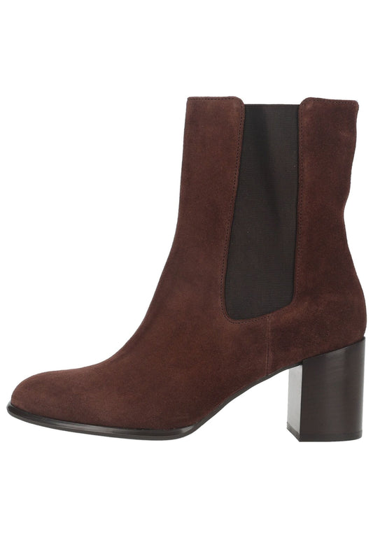Högl Stiefelette Veloursleder/Textil Dunkelbraun