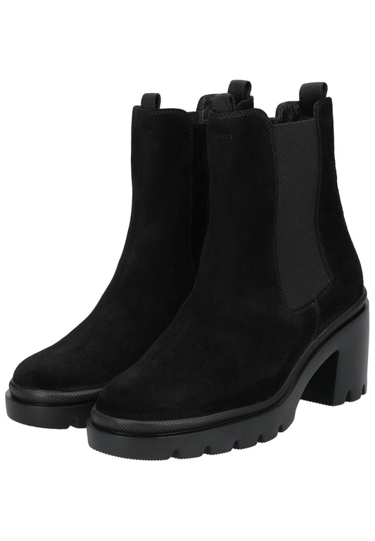 Högl Stiefelette Veloursleder/Textil Schwarz