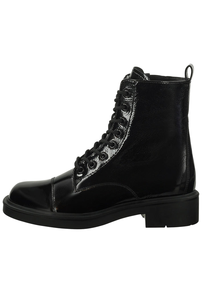Stiefeletten Högl Stiefelette Leder Schwarz Lack Warmfutter