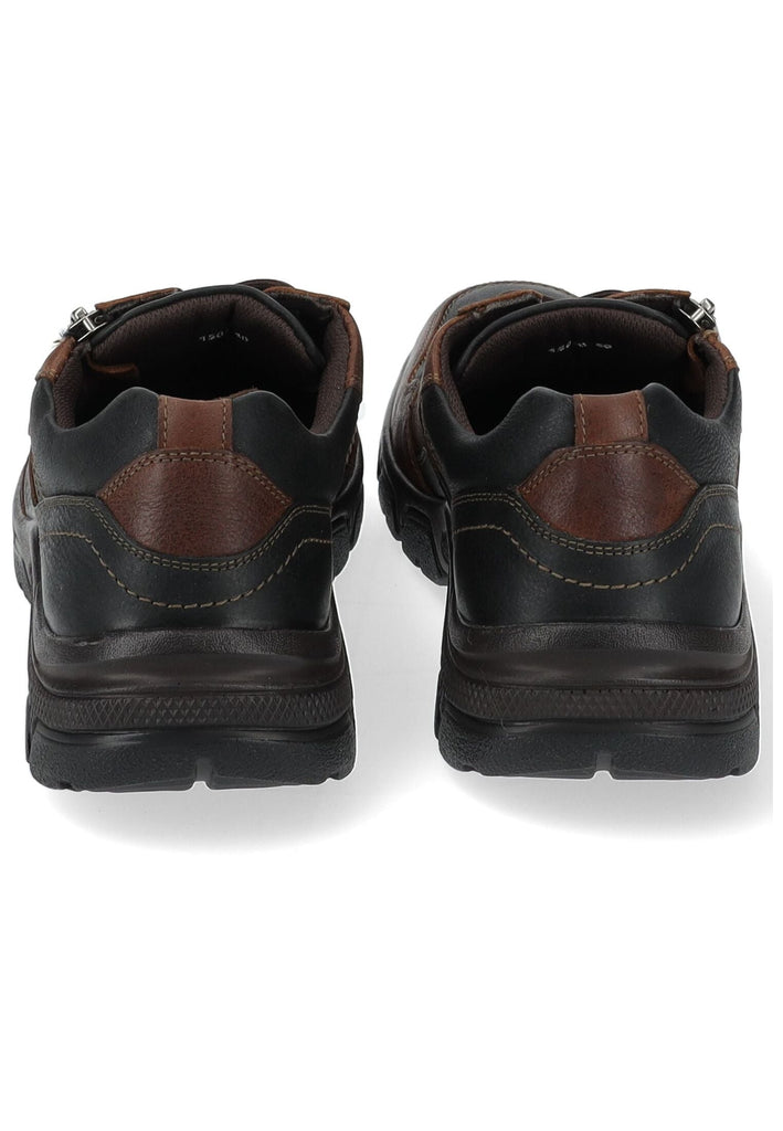 Hush Puppies Halbschuhe Leder Dunkelbraun/Schwarz